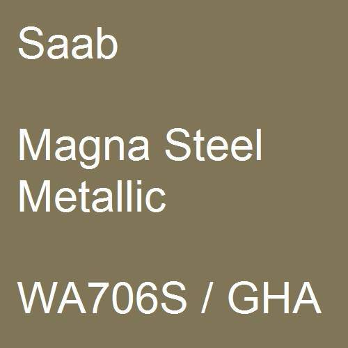 Saab, Magna Steel Metallic, WA706S / GHA.